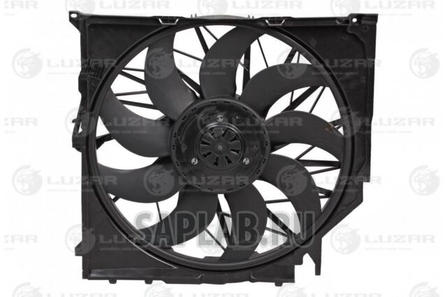 Купить LUZAR LFK26183 Вентилятор радиатора BMW X3 (E83) (04-) (с кожухом) (LFK 26183)