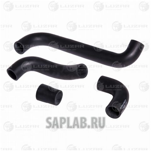 Купить LUZAR LPK0101 Комплект патрубков радиат. (4шт.) с хомутами 2101-02 LPK0101
