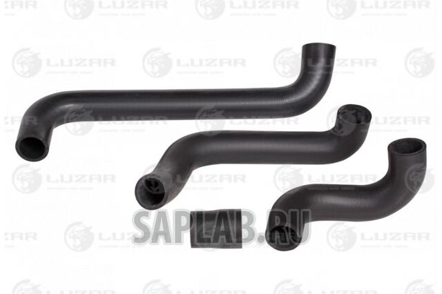 Купить LUZAR LPK0121 Комплект патрубков радиат. (4шт.) с хомутами 2121 LPK0121
