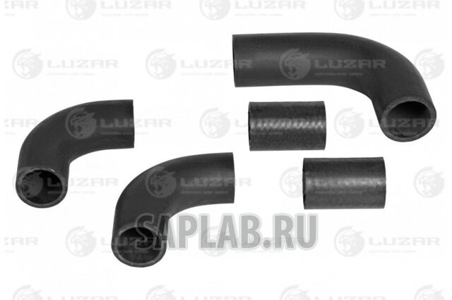 Купить LUZAR LPK0311 Комплект патрубков радиат. (5шт.) с хомутами Волга 406 LPK0311
