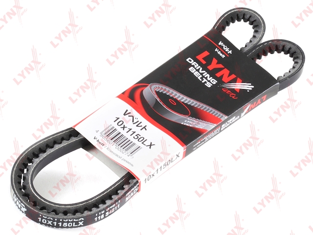 Купить LYNX 10X1150LX Ремень клиновой подходит для RENAULT Twingo 1.2 8V 93-96, VOLVO 740/760 87-91/940 90-97/960 90-93 2.4D-TD, VW Transporter 4 2.4D 92-00 10X1150LX