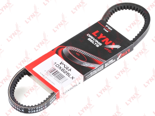 Купить LYNX 10X625LX Ремень клиновой подходит для ALFA ROMEO 164 2.5TD 92, FORD Escort 1.4-1.6 88-90, SEAT Toledo 1.6-2.0 91-93, SUBARU Vivio, VW Corrado 1.8-2.0/Golf II 92/Jetta 92 1.6-1.8/Passat 1.6-2.0 10X625LX