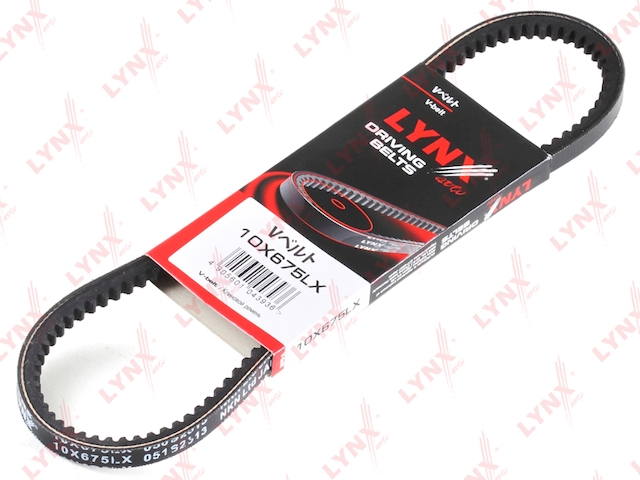 Купить LYNX 10X675LX Ремень клиновой подходит для DAIHATSU Move 0.8 96, FIAT Panda 1.0-1.1 91-04 / Uno 1.0-1.1 93, FORD Fiesta 1.4 84-89, LAND ROVER Discovery 3.5 94 / Range Rover 3.5-4.3 94, PEUGEOT Expe 10X675LX