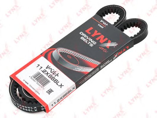 Купить LYNX 11.2X866LX Ремень клиновой подходит для AUDI 80 2.3 94, VW Golf II 1.8 91/Jetta II 1.8 91/Passat 1.6-1.8 96 11.2X866LX