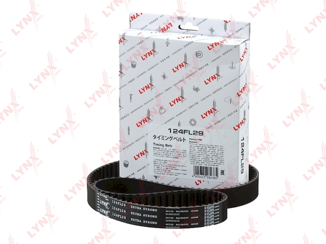 Купить LYNX 124FL29 Ремень ГРМ подходит для MITSUBISHI L200/L400 2.4 96-01/Space Gear 2.4 95-00/Space Wagon 2.4 95-98, CHERY Tiger 2.4 05 124FL29