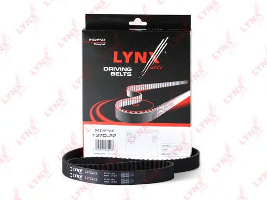 Купить LYNX 137CL22 Ремень ГРМ подходит для KIA Spectra 1.6 01-09 / Carens 1.6 02-06 / Rio 1.5 00-05 / Shuma 1.6 01-05 / 137CL22