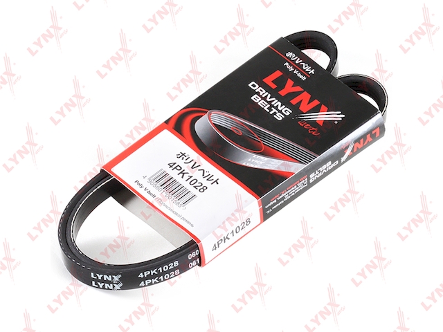 Купить LYNX 4PK1028 Ремень поликлиновой подходит для HONDA Stream 01/FR-V 05 1.7, PEUGEOT 605 2.0T-2.1TD 91-99 4PK1028