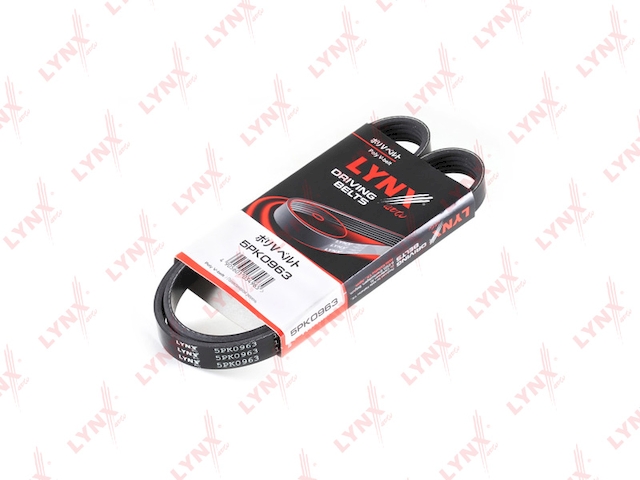 Купить LYNX 5PK0963 Ремень поликлиновой подходит для FIAT Ducato 1.9D 94-02, NISSAN Micra 1.5D 98-03 5PK0963