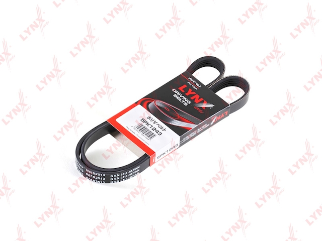 Купить LYNX 5PK1243 Ремень поликлиновой подходит для HYUNDAI Sonata 3.0 91-98, TOYOTA Avensis Verso 2.0D 01-05 / Previa 2.0D 01-06 5PK1243