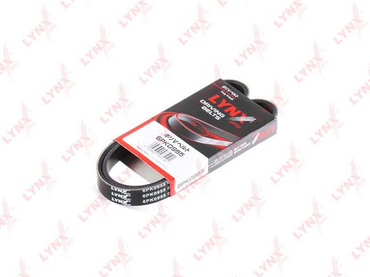 Купить LYNX 6PK0955 Ремень поликлиновой подходит для AUDI A3/TT 2.0 TFSi 04, HYUNDAI I20/I30 1.4-1.6 08, KIA Ceed 1.4-1.6 06/Soul 1.6 09, NISSAN Micra(K11) 1.0 16V 00-03, VW Golf 2.0 06 6PK0955