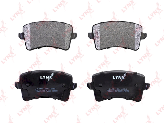 Купить LYNX BD-1223 Колодки тормозные задние подходит для AUDI A4(8K) 1.8T-3.2 08 / A4 Allroad 2.0D-3.0D 09 / A5 1.8T-4.2 08 / Q5 2.0D-3.2 08 BD-1223