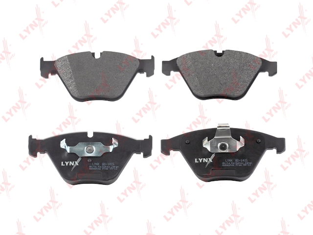 Купить LYNX BD-1415 Колодки тормозные передние подходит для BMW 5 (E60) 2.0-4.5 03/7 (E65) 3.0-4.5 01-09 BD-1415