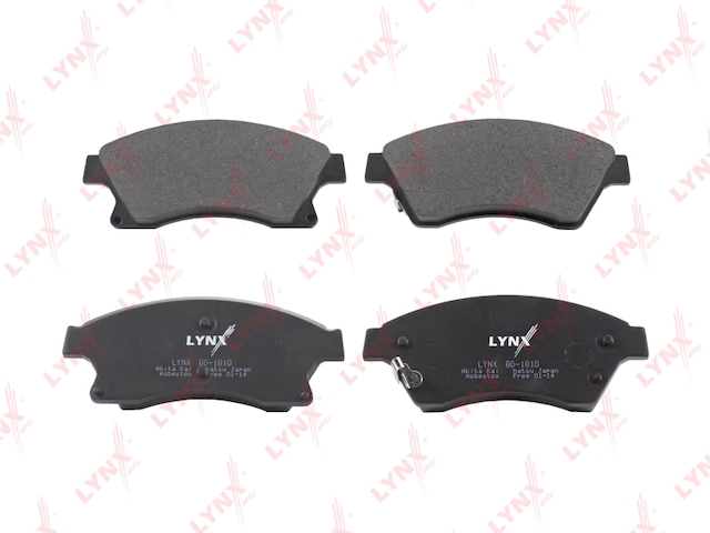 Купить LYNX BD-1810 Колодки тормозные передние подходит для CHEVROLET Cruze 09, OPEL Astra J 1.6-2.0TD 09 BD-1810