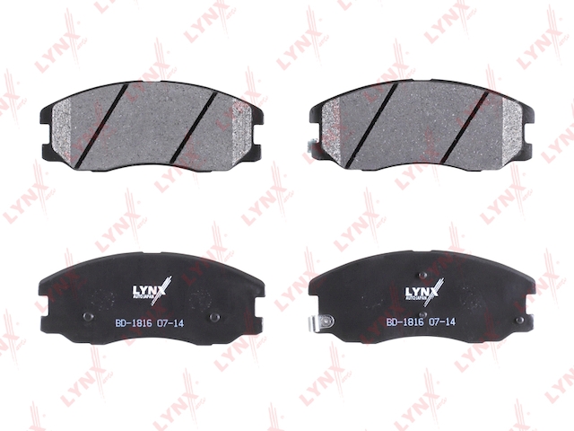 Купить LYNX BD-1816 Колодки тормозные передние подходит для CHEVROLET Captiva 2.0D-3.2 06, OPEL Antara 2.0D-3.2 06 BD-1816