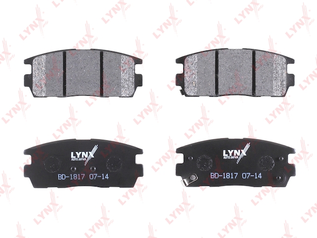 Купить LYNX BD-1817 Колодки тормозные задние подходит для CHEVROLET Captiva 2.0D-3.2 06, OPEL Antara 2.0D-3.2 06 BD-1817
