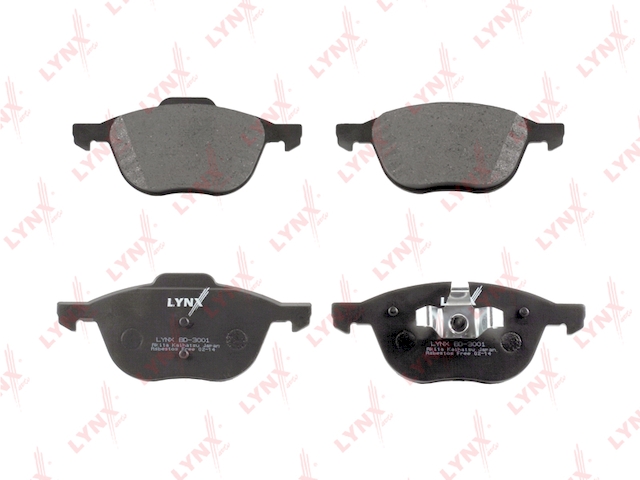 Купить LYNX BD-3001 Колодки тормозные передние подходит для FORD Focus II/Focus C-Max/Kuga 08, MAZDA 3 03/MAZDA 5 05, VOLVO C30 06/S40 04 BD-3001