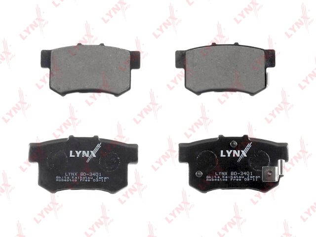 Купить LYNX BD-3401 Колодки тормозные задние подходит для HONDA CR-V 02-06/Civic 06 BD-3401
