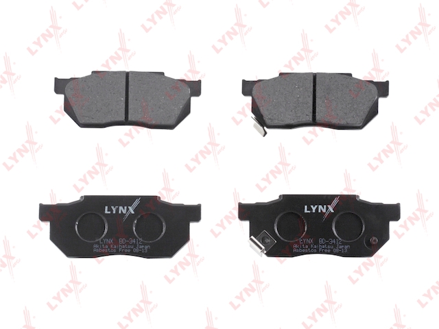 Купить LYNX BD-3412 Колодки тормозные передние подходит для HONDA Civic 1.3-1.5 91-95/Fit 01 BD-3412
