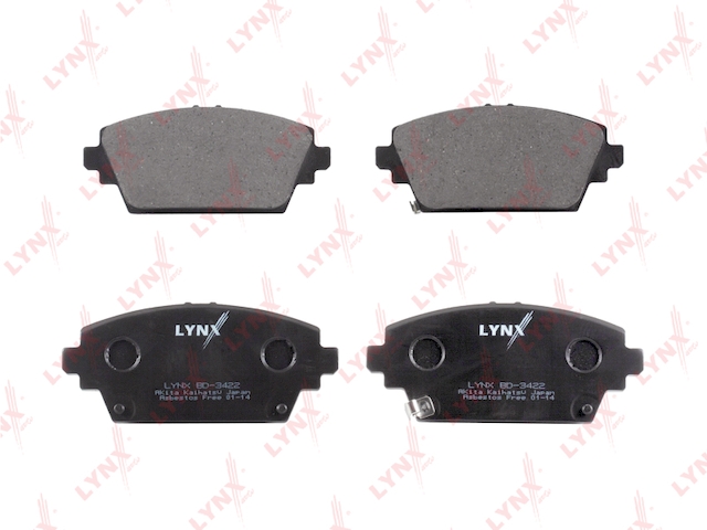 Купить LYNX BD-3422 Колодки тормозные передние подходит для HONDA Accord 98-02, NISSAN Almera Tino 00/Primera(P12) 02 BD-3422