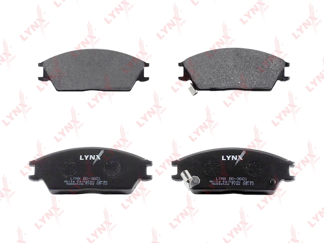 Купить LYNX BD-3601 Колодки тормозные передние подходит для HYUNDAI Accent 05/Lantra 95/Pony 95/Getz 02 BD-3601