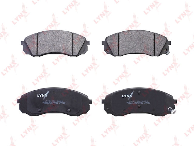 Купить LYNX BD-3625 Колодки тормозные передние подходит для HYUNDAI H-1 2.5D 97 / Starex 2.5D 97-04, KIA Carnival / Grand Carnival 2.2D-2.9D 06 BD-3625