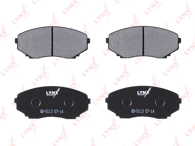 Купить LYNX BD-5113 Колодки тормозные передние подходит для MAZDA MPV I-II 2.5D-3.0 95-06 / E-Serie 2.0-2.2D 91-04 BD-5113