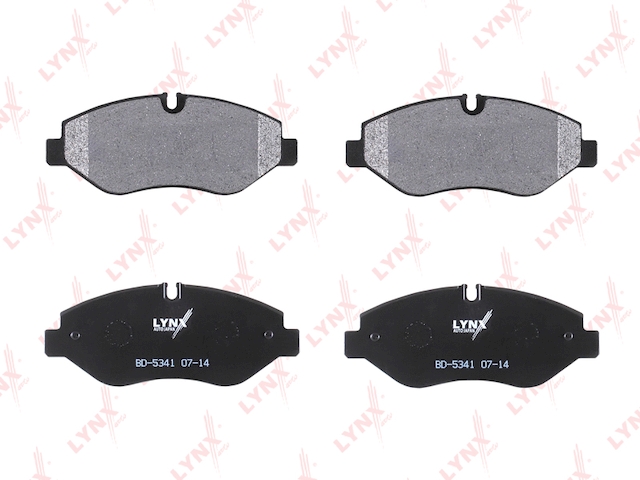Купить LYNX BD-5341 Колодки тормозные передние подходит для MB Sprinter 2.2D-3.0D 06 / Viano(W639) 2.0D-3.7 03 / Vito 2.0-2.3D 96-03, VW LT 2.2D-3.5 06, VW Crafter 2.0D-2.5D 06 BD-5341