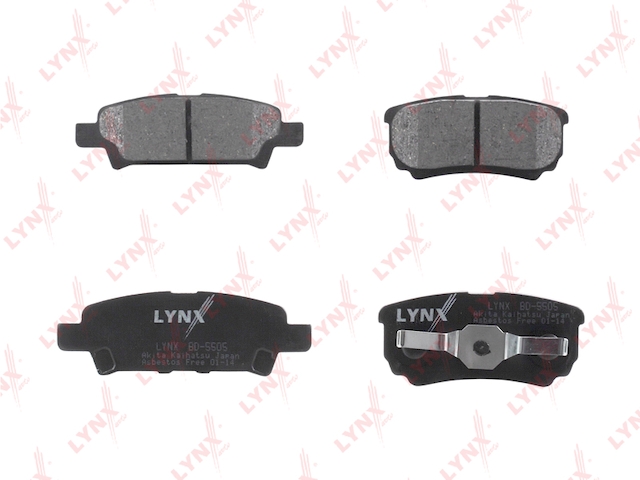 Купить LYNX BD-5505 Колодки тормозные задние подходит для MITSUBISHI Lancer IX-X 1.5-2.0D 03/Outlander 03 BD-5505