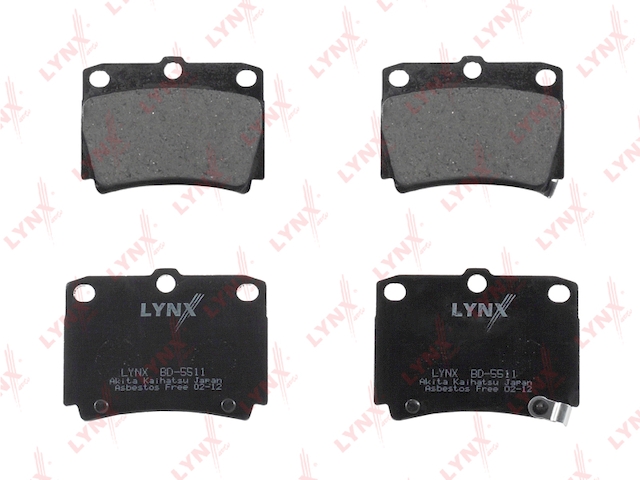 Купить LYNX BD-5511 Колодки тормозные задние подходит для MITSUBISHI Pajero 2.5D/Pajero Sport 97 BD-5511