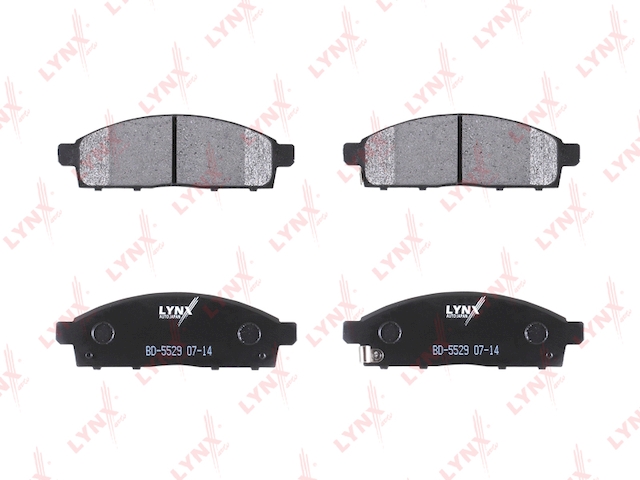 Купить LYNX BD-5529 Колодки тормозные передние подходит для MITSUBISHI L200 2.5D 05 / Pajero Sport 2.5D-3.0 08 BD-5529