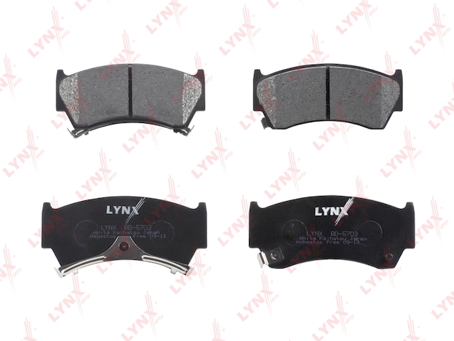 Купить LYNX BD-5703 Колодки тормозные передние подходит для NISSAN Almera(N15) 97/Sunny(N14) BD-5703