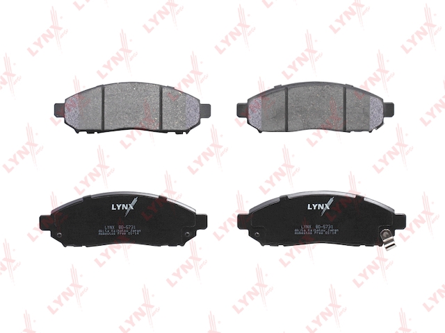 Купить LYNX BD-5731 Колодки тормозные передние подходит для NISSAN Murano(Z50) 3.5 03 / Navara(D40) 2.5D 05 / Pathfinder(R51) 05 BD-5731