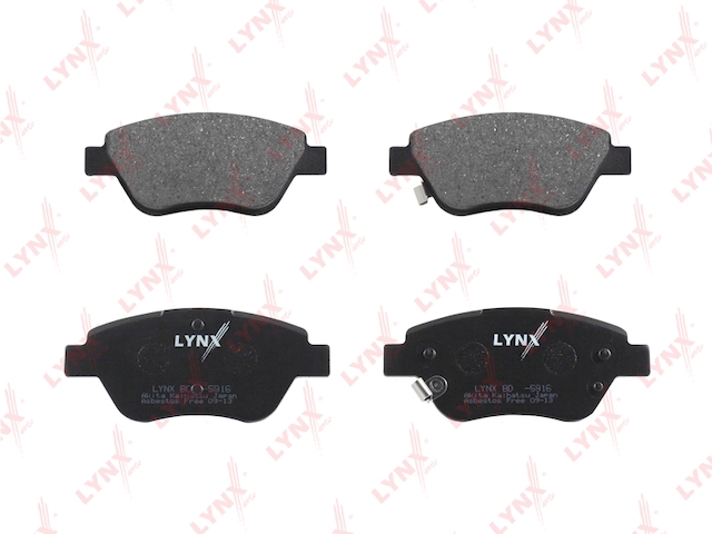 Купить LYNX BD-5916 Колодки тормозные передние подходит для OPEL Corsa D 06 BD-5916