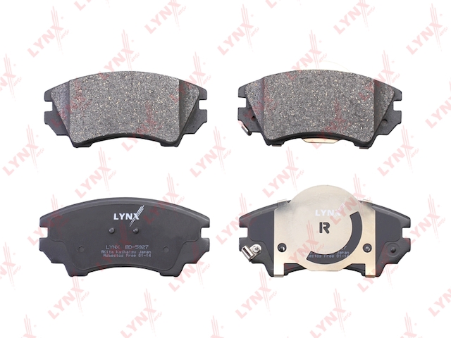 Купить LYNX BD-5927 Колодки тормозные передние подходит для CHEVROLET Malibu 2.0D 12, OPEL Astra J 1.4-2.0D 11 / Insignia 1.4-2.8T 08 / Zafira C 1.4-2.0D 11, SAAB 9-5 2.0T-2.8T 10 BD-5927