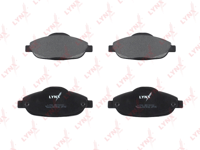 Купить LYNX BD-6102 Колодки тормозные передние подходит для PEUGEOT 308 07/3008 1.6 09 BD-6102