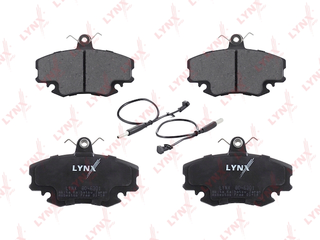 Купить LYNX BD-6301 Колодки тормозные передние подходит для RENAULT Clio I-II (LUC) 1.2-1.9 05/Logan 04/Megan Scenic/Classic 96/LADA Largus 12 BD-6301