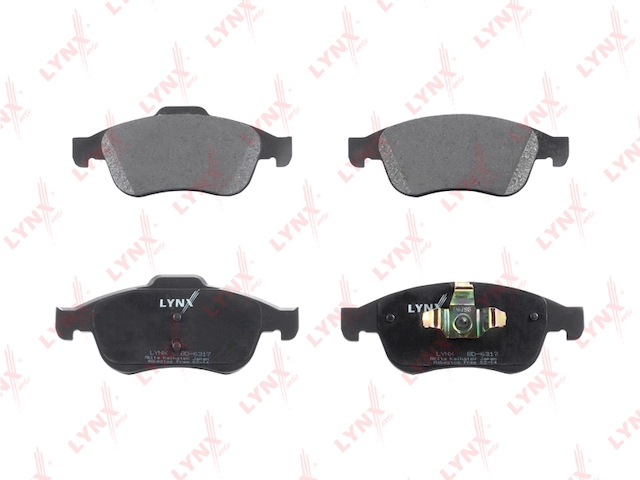 Купить LYNX BD-6317 Колодки тормозные передние подходит для RENAULT Duster 2.0 12/Fluence 1.6-2.0 10/ Megane III 1.6-2.0 09 BD-6317