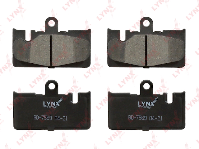 Купить LYNX BD-7569 Колодки тормозные задние подходит для LEXUS LS430 00-06 BD-7569
