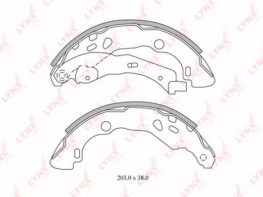 Купить LYNX BS-6300 Колодки тормозные задние подходит для RENAULT Clio II-IV 1.2-1.9D 98 / Duster 1.5D-1.6 10 / Logan 1.2-1.6 06 / Sandero 1.2-1.6 08 / Symbol 1.2-1.6 02, CITROEN C3 1.0-1.6 09 / DS3 1.2 BS-6300