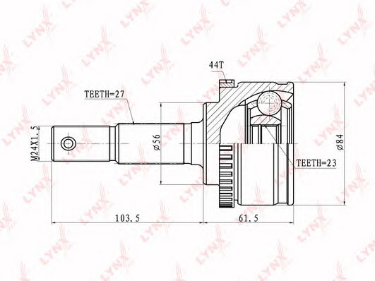 Купить LYNXAUTO CO-5719A ШРУС наружный