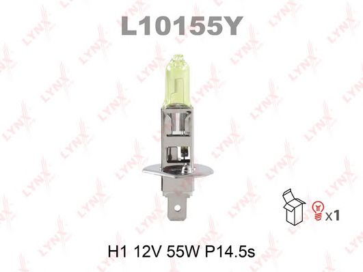 Купить LYNX L10155Y Лампа галогеновая H1 12V 55W P14.5S YELLOW L10155Y