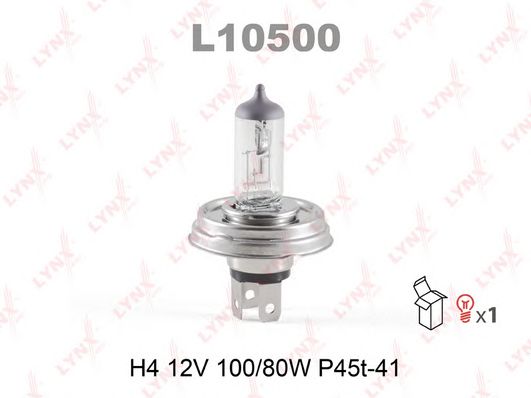 Купить LYNX L10500 Лампа галогеновая H4 12V 100/80W P45T-41 L10500
