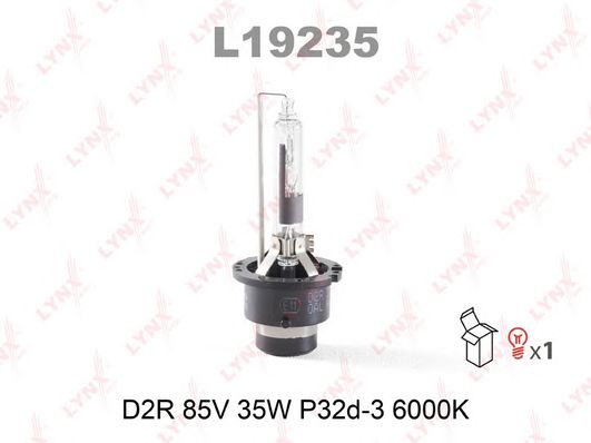 Купить LYNX L19235 Лампа газоразрядная D2R 12V 35W P32d-3 6000K L19235