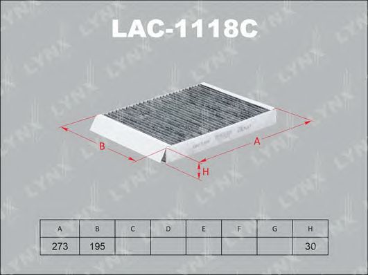 Купить LYNX LAC1118C ФИЛЬР САЛОНА