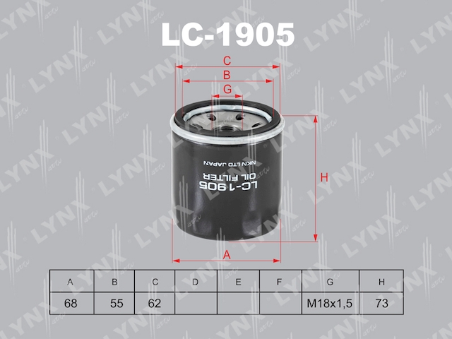 Купить запчасть LYNX - LC1905 