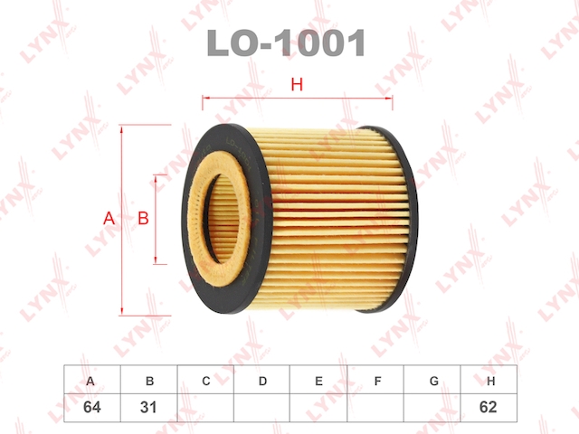 Купить LYNX LO-1001 Фильтр масляный подходит для SEAT Ibiza 1.2 06, SKODA Fabia 1.2 06, VW Polo 1.2 07 LO-1001