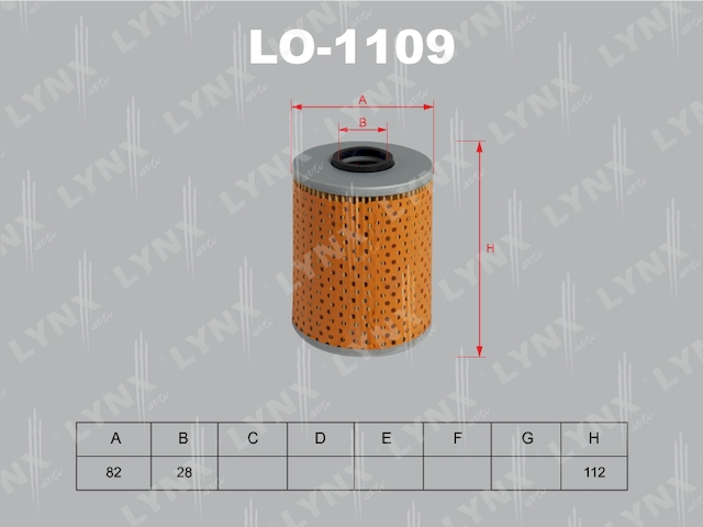 Купить LYNX LO-1109 Фильтр масляный подходит для BMW 3(E36) 2.0-2.8/5(E34) 2.02.5 91 LO-1109