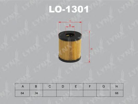 Купить LYNX LO-1301 Фильтр масляный подходит для CITROEN Berlingo 1.4-1.6 02/C2/C3 1.1-1.6 03/C4 1.4-2.0D 04/C5 1.8-2.2D 04, FIAT Ducato 2.2D 06, FORD C-Max 08/Focus II 04/Galaxy 06/Kuga/Mondeo 072.0 LO-1301
