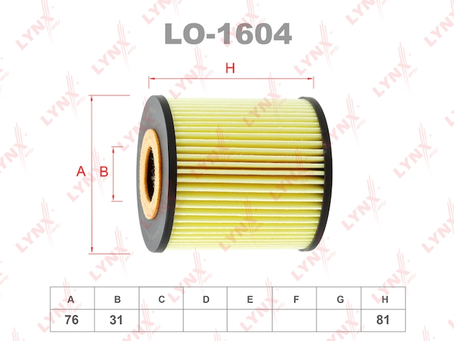 Купить запчасть LYNX - LO1604 