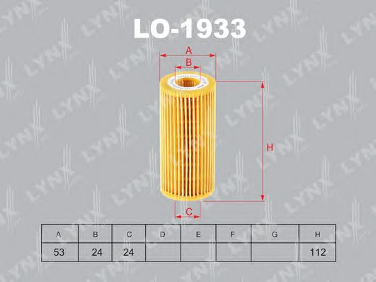 Купить LYNX LO-1933 Фильтр масляный подходит для AUDI A3 1.8T-2.0T 12 / A4 1.8T-2.0T 11 / A5 1.8T-2.0T 11 / Q5 2.0T 09, SKODA Octavia(5E) 1.8T-2.0T 12, VW Golf VI-VII 2.0T 13 / Jetta IV 2.0T 12 / Sciro LO-1933